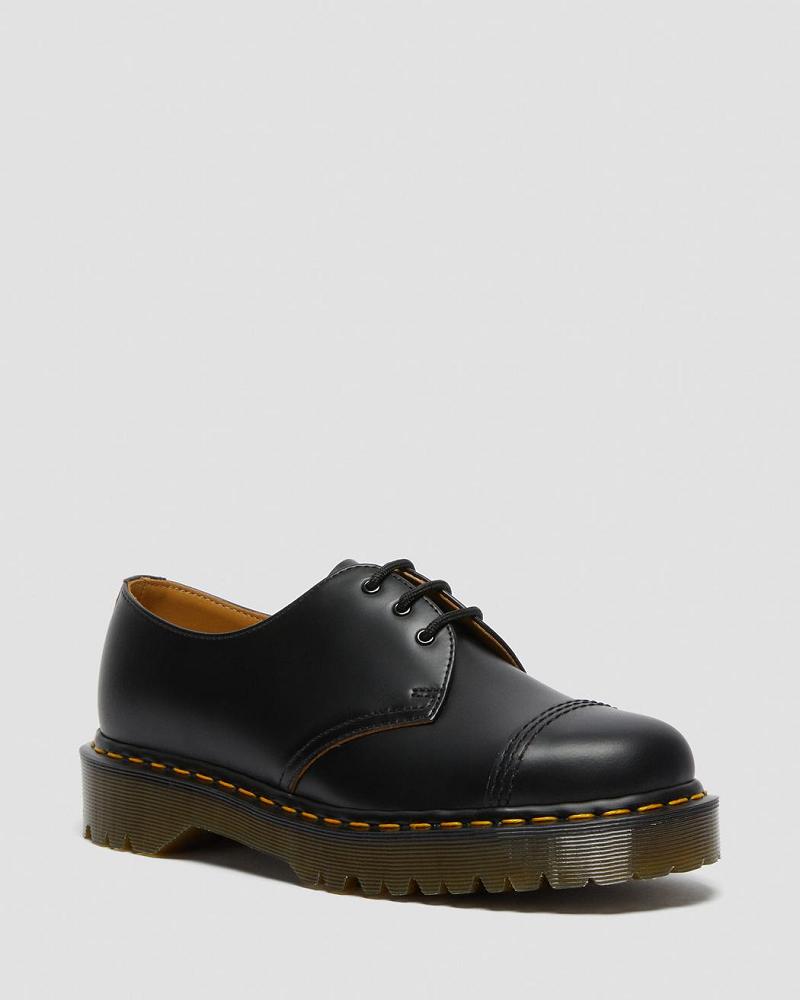 Zapatos Oxford Dr Martens 1461 Bex Made in England Puntera Cap Hombre Negros | MX 230JPQ